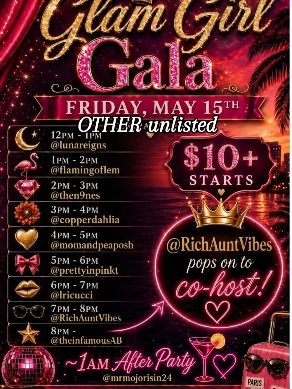 5/15 OTHER UNLISTED.  As Described Live. Details Approx No Cancels. Thank You!
